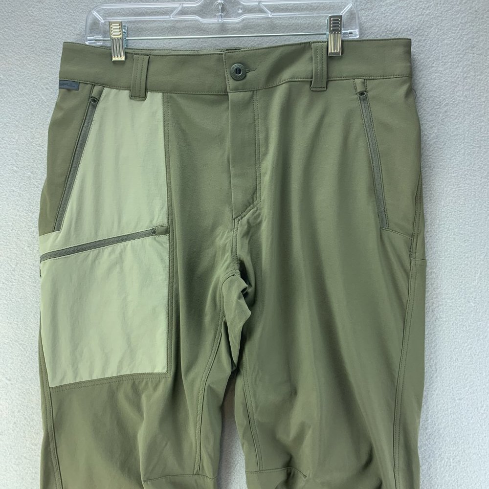 **SOLD**Magpul Mens Utility Pants Large Green Tactical Softshell Nylon Stretch - Picture 2 of 13